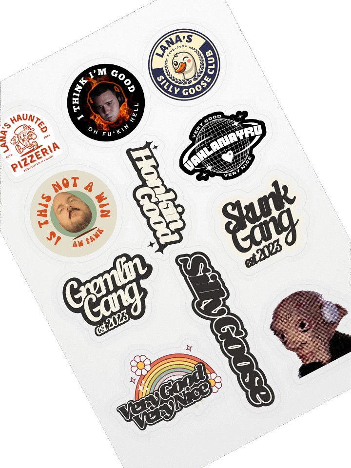 Sticker Pack - Pack of 11 product image (1)