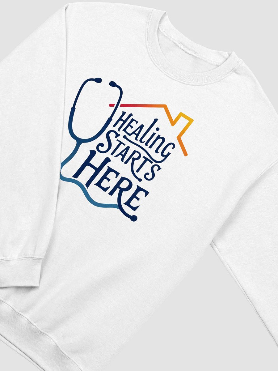 Healing Starts Here Stethoscope Crewneck product image (15)