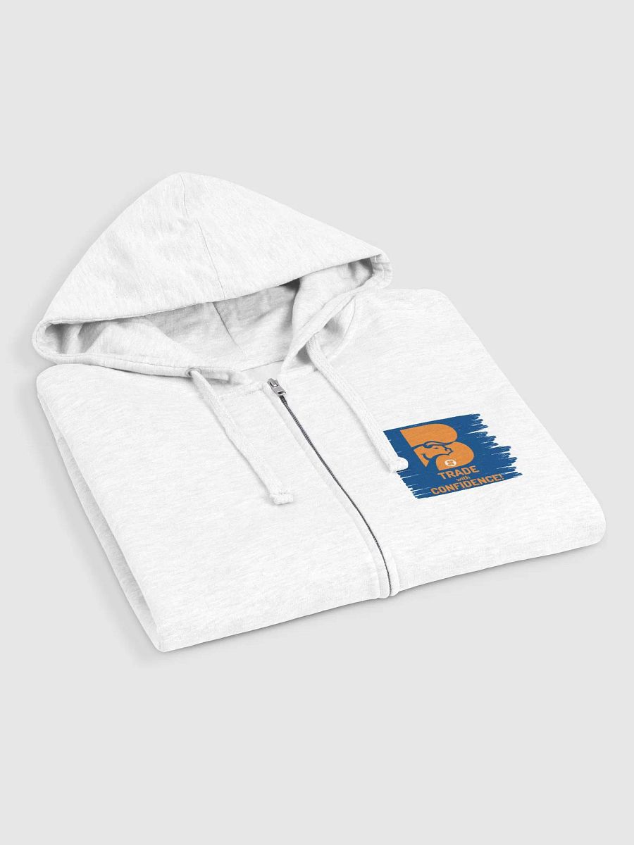 ATM spread letters Zip Up Hoodie (White) product image (4)