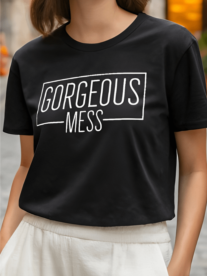 Gorgeous Mess - Women's Black T-Shirt product image (1)