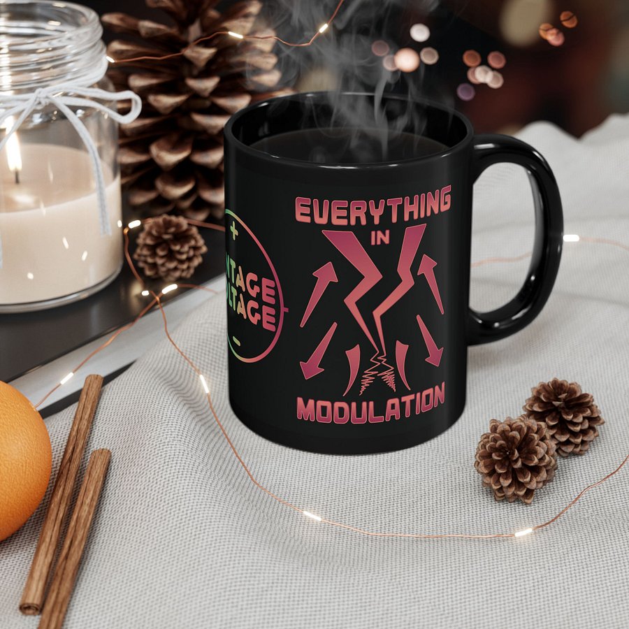 Modular Synthesizer Mug - Everything In Modulation (Make Noise Maths) product image (5)