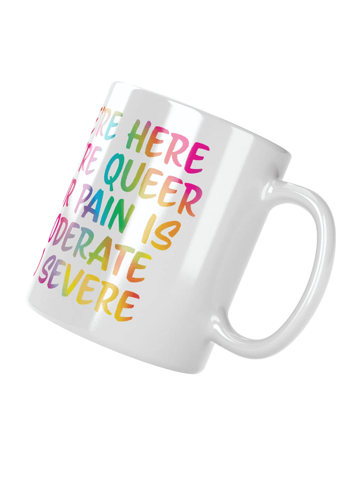 PRIDE Queer Battle Cry Glossy Mug product image (5)