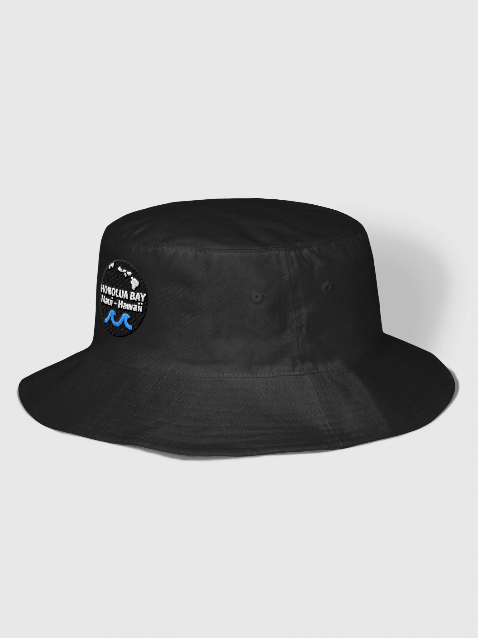 Honolua Bay Kauai - White Logo - Flexfit Bucket Hat product image (6)