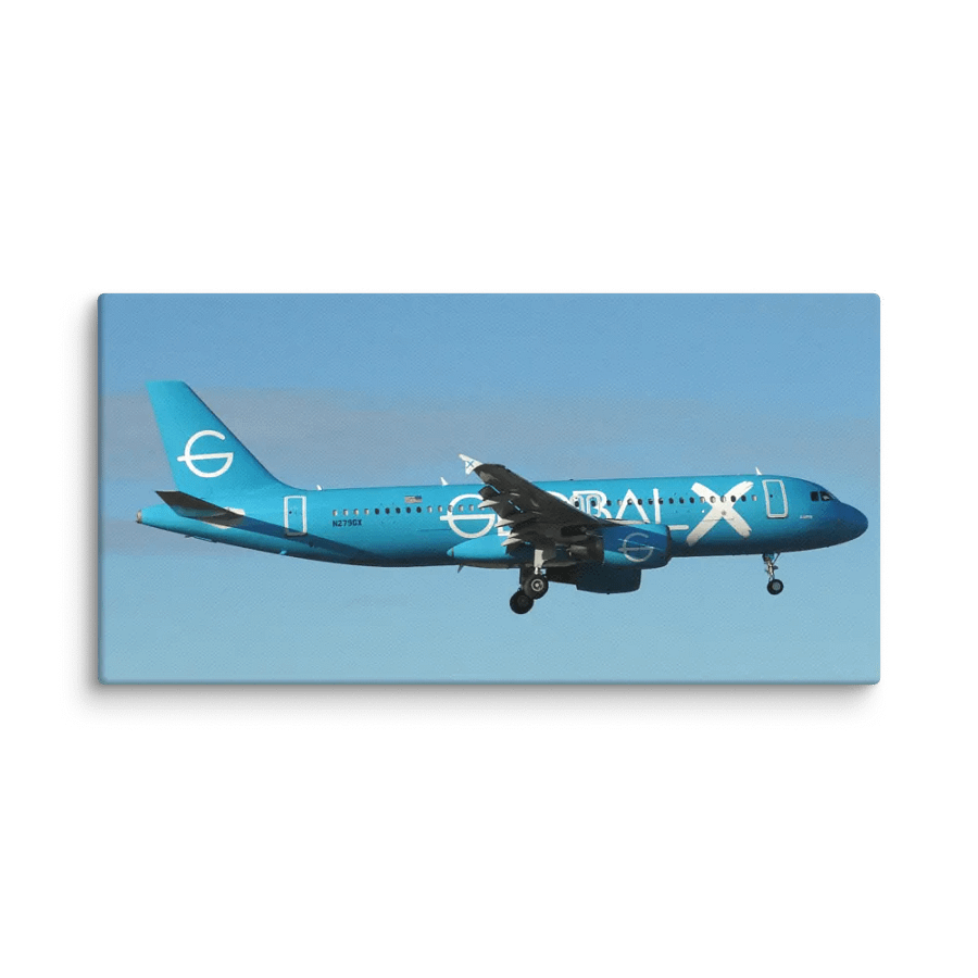 GlobalX Airbus A320 Canvas product image (1)