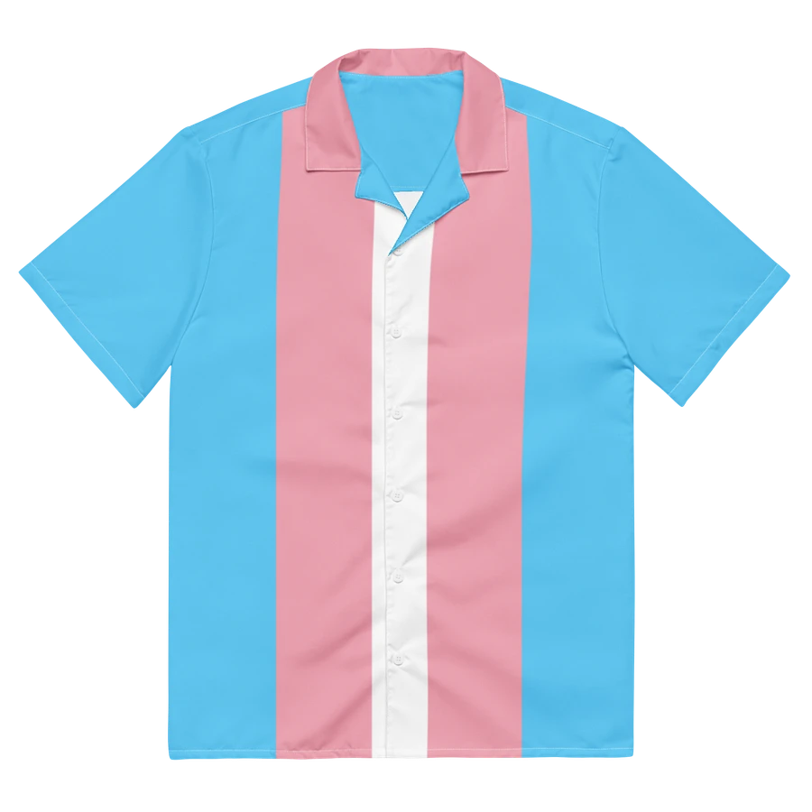 Trans Pride Flag - All-Over Hawaiian Shirt product image (4)
