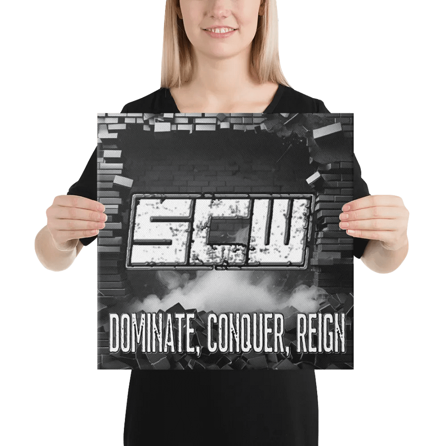 SCW Logo and Mantra Canvas Poster product image (2)