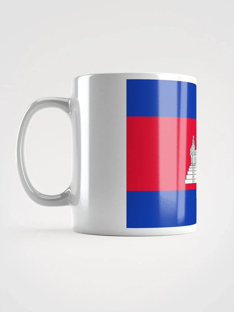 Cambodia Flag White Coffee Mug product image (6)