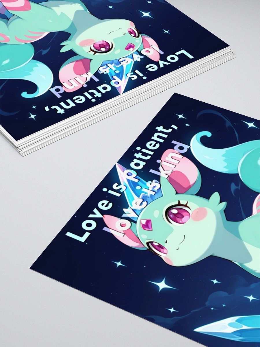 Bible Cuties Mary - Love is Patient Love is Kind Sticker product image (7)