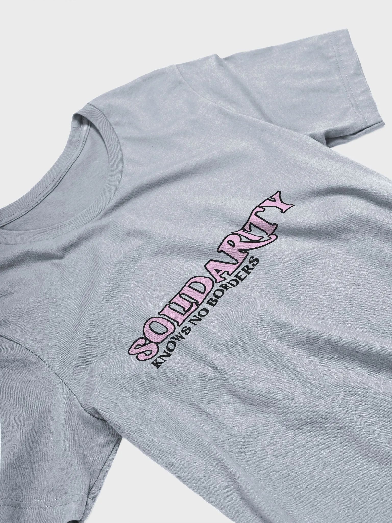 The 'Solidarity Knows No Borders' T-Shirt - Loose Fit product image (3)