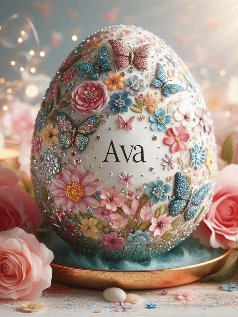 : Personalized Easter Name Cards – A Magical Gift to Remember! 🐣🌸✨ product image (3)