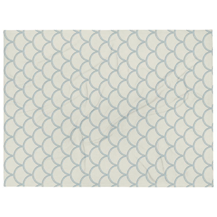 Cosmic Bloom Scallops Throw Blanket product image (1)