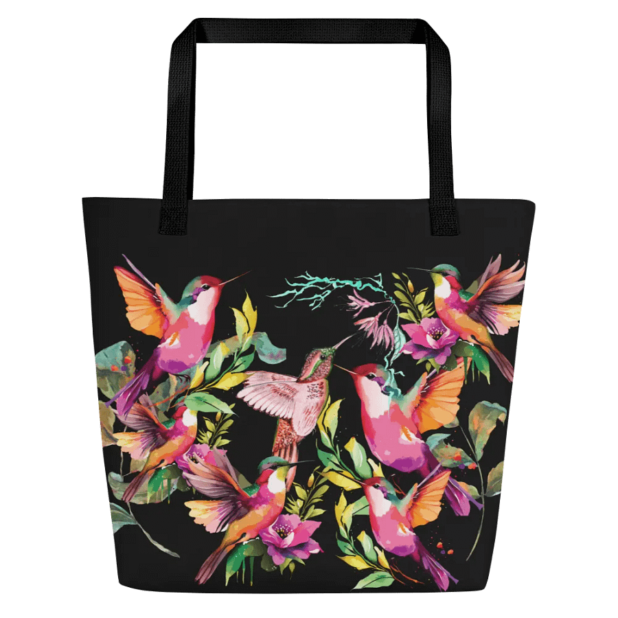 Vibrant Hummingbird Haven Tote for birdlovers product image (3)