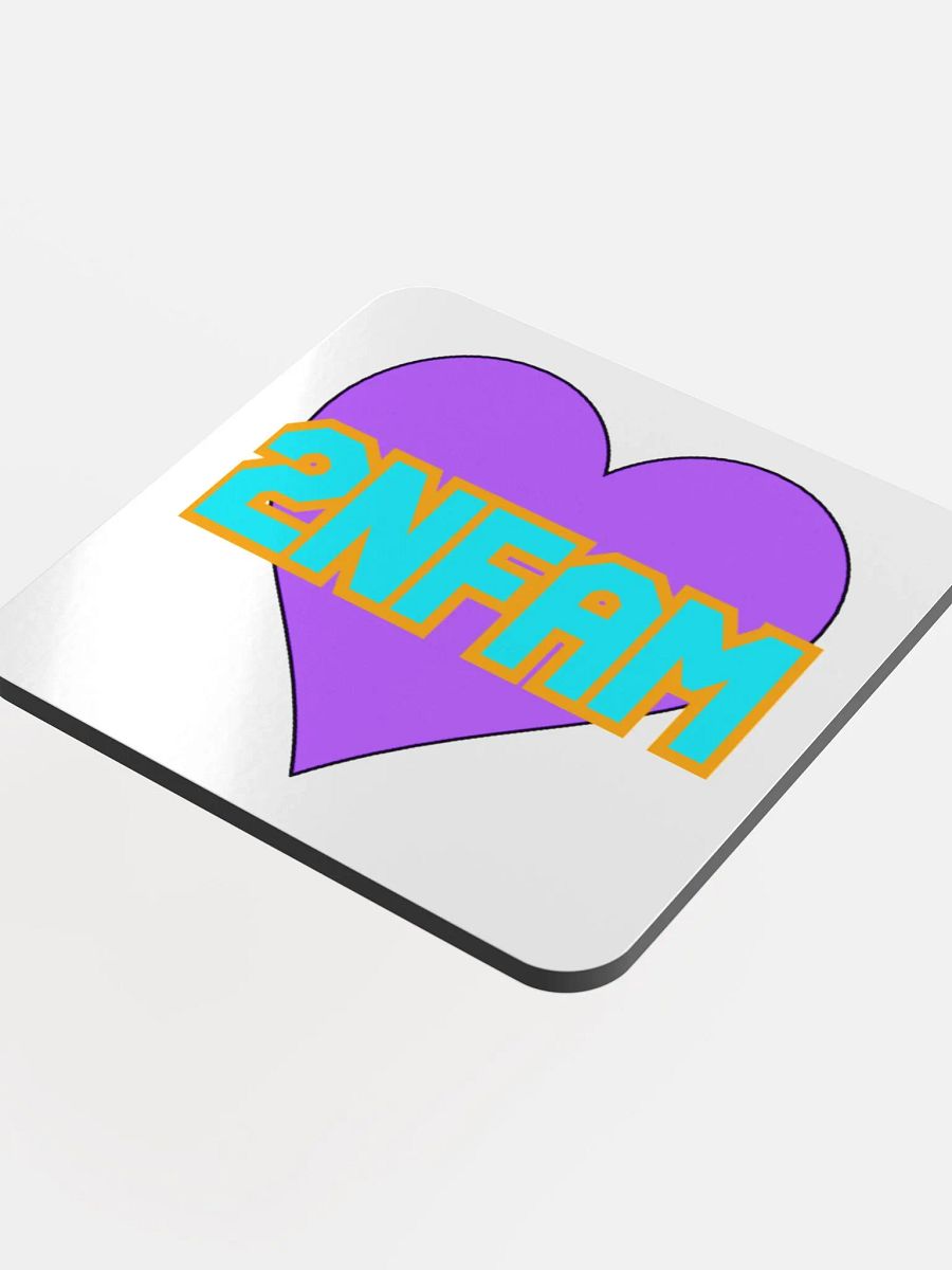 2NFAM Heart Coaster (White) product image (4)