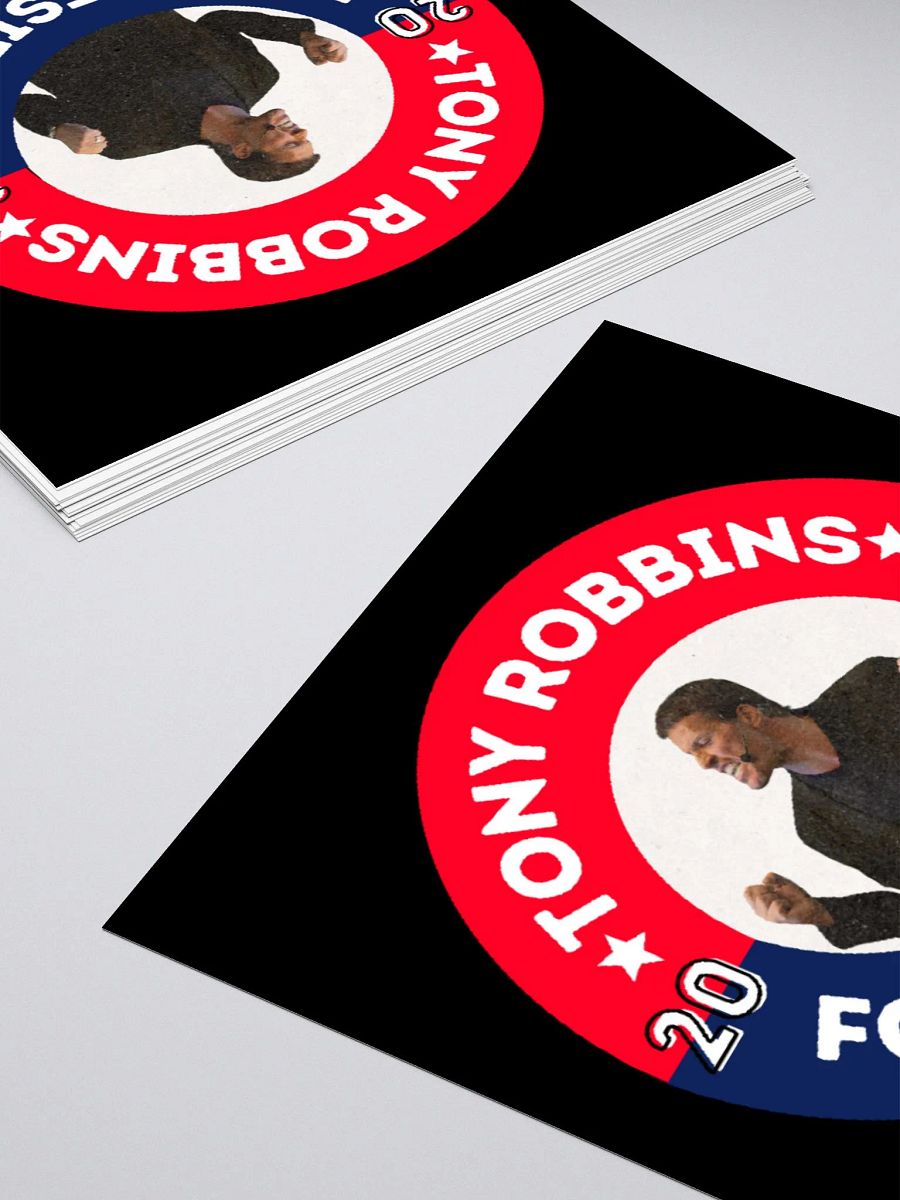 Tony Robbins for President 2024 Campaign Button Kiss Cut Stickers product image (11)