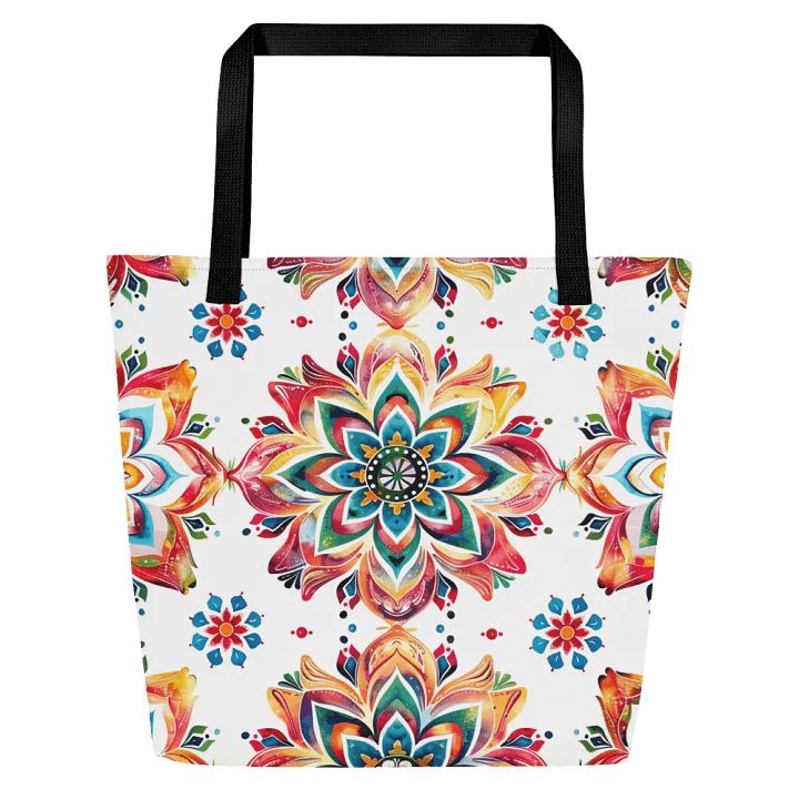 Mandala Mosaic Polyester Tote Bag product image (1)