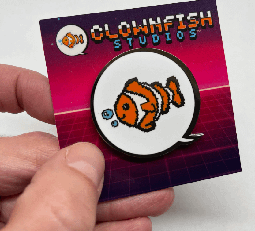 Official Clownfish TV Enamel Pin (Version 2) product image (3)