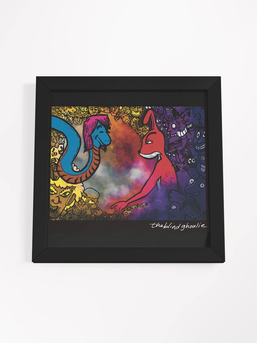Snek and Rabbit Faces Matte Poster product image (20)