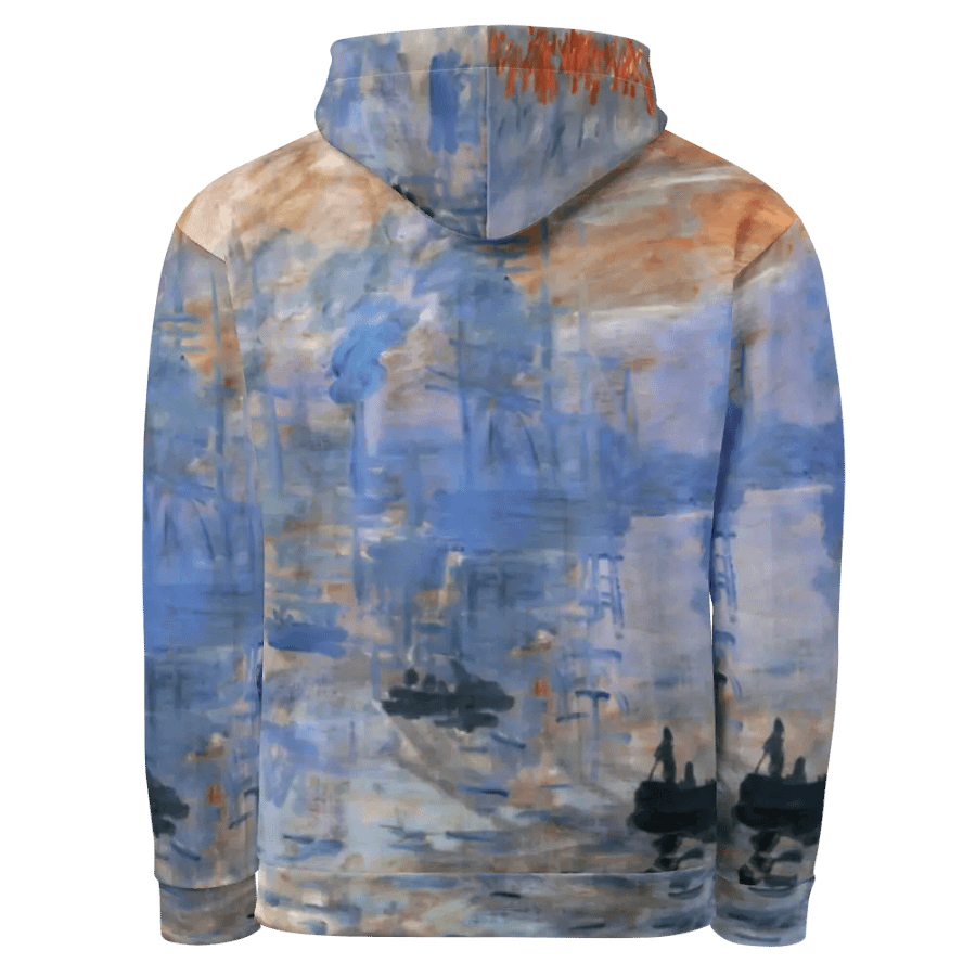 Sunrise All-Over Print Recycled Unisex Hoodie product image (4)