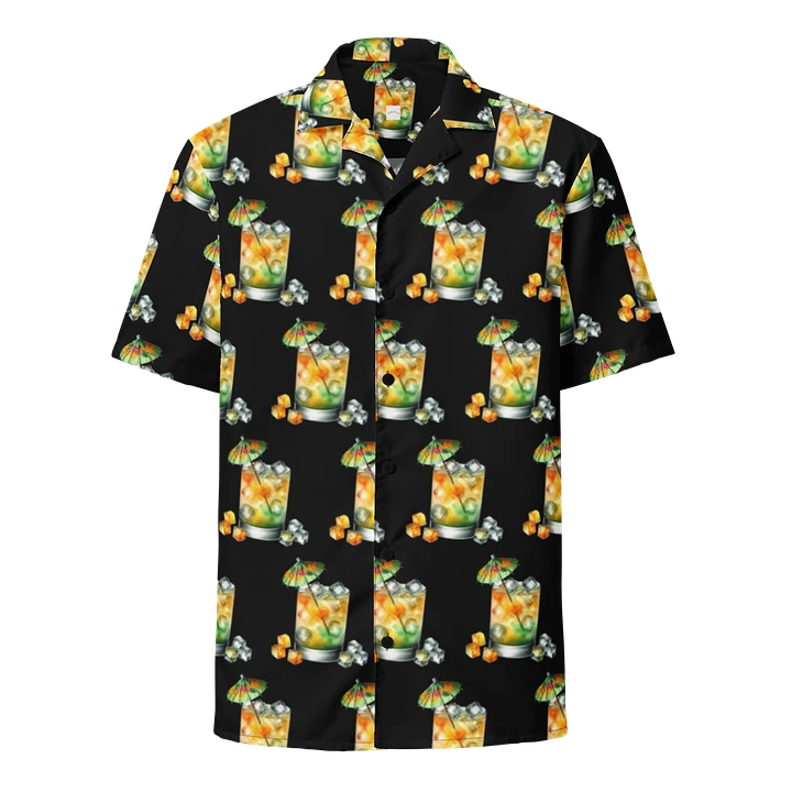 Hawaiian Style Beach Shirt, Umbrella Cocktail product image (1)