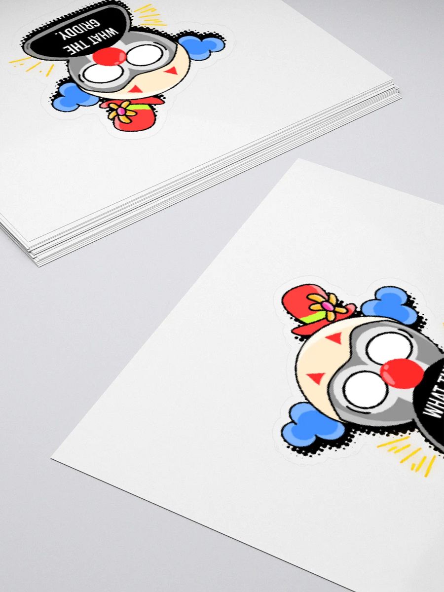 What the gritty sticker product image (4)