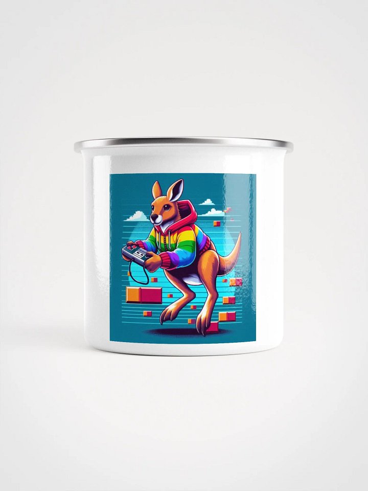 Retro Roo Camping Metal Cup product image (1)