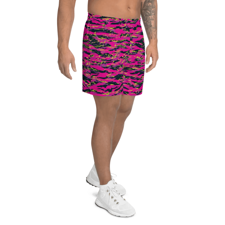 Pink Camo Athletic Shorts product image (9)
