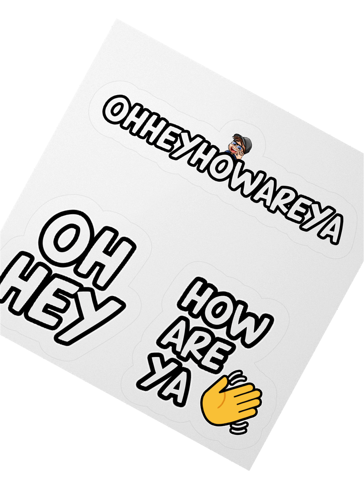 OHHEYHOWAREYA Stickers product image (6)