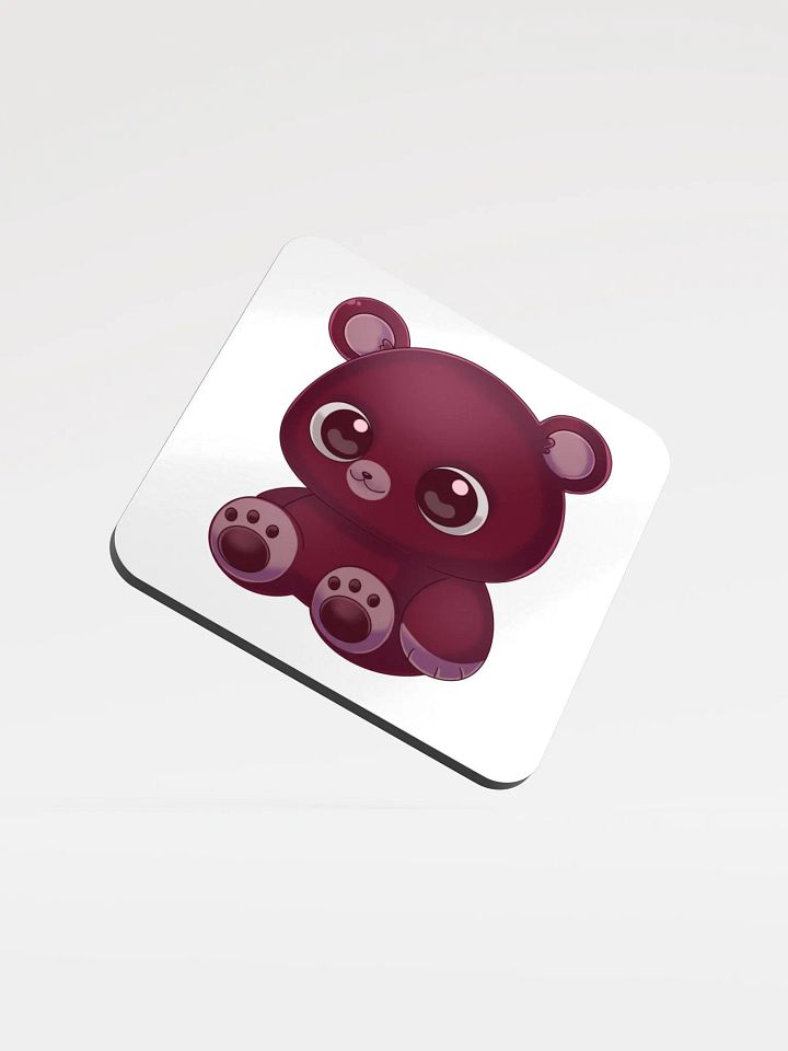 Afro the Bear Cork Coaster product image (1)