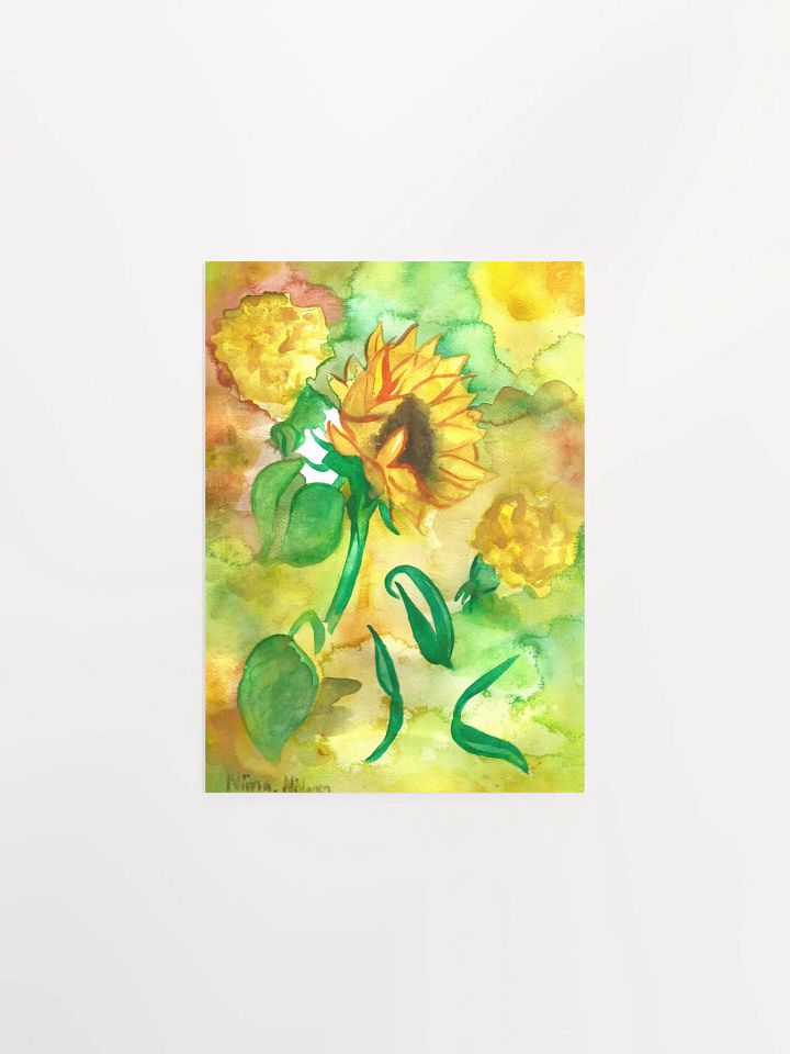 Golden Bloom Art Print product image (3)