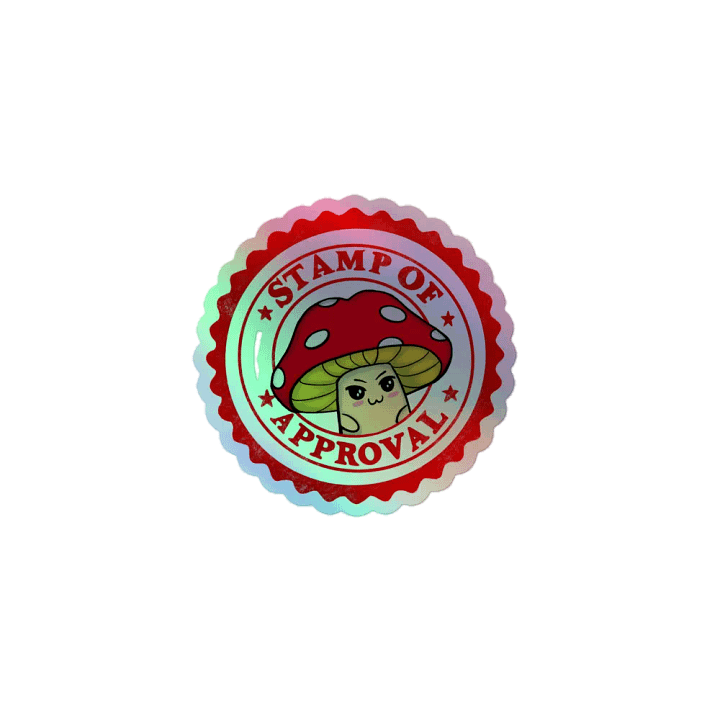 Mushroom Stamp Sticker product image (1)