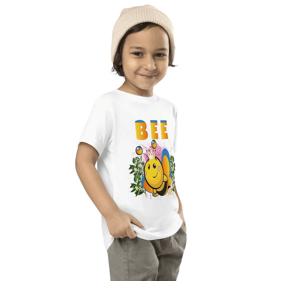 Cute Bee Colorful Lovely T-Shirt – Funny Shirt & Gift for Boys & Girl product image (8)