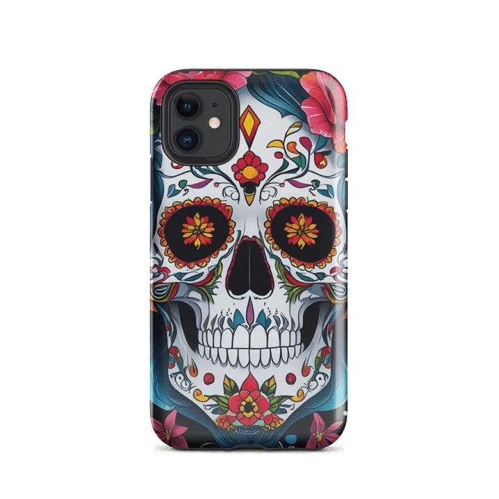 Festive Sugar Skull iPhone® Tough Case product image (24)