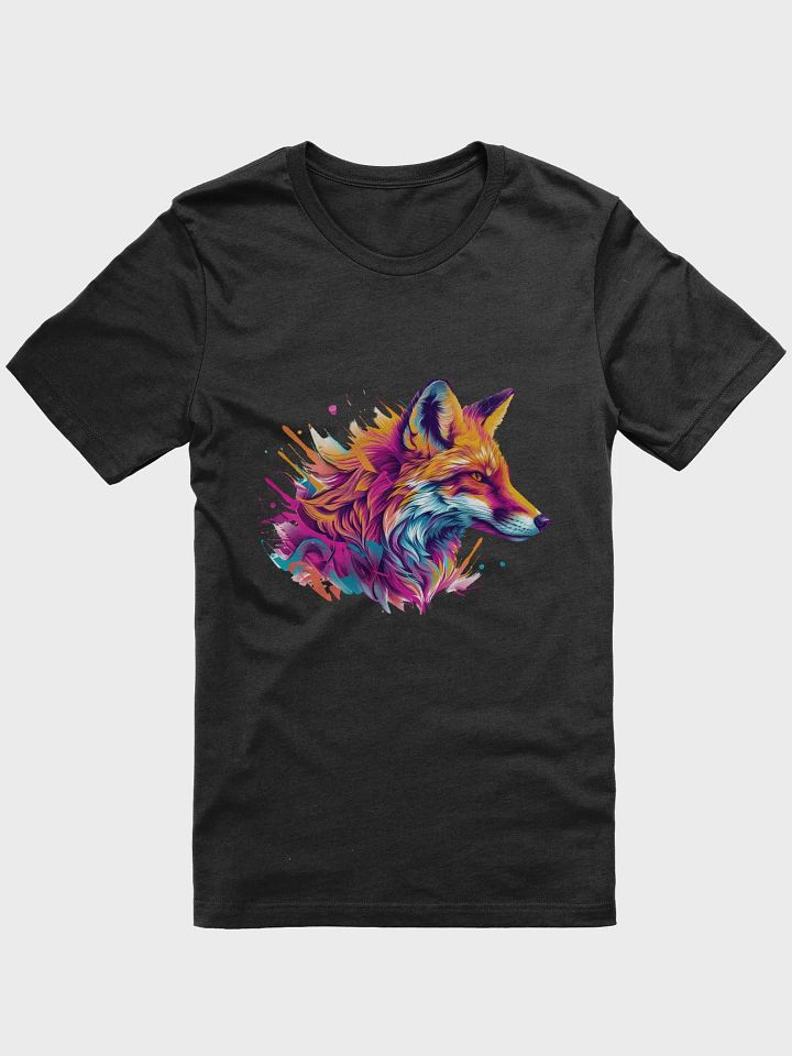 Vibrant Fox Graffiti Illustration Unisex T-Shirt product image (1)