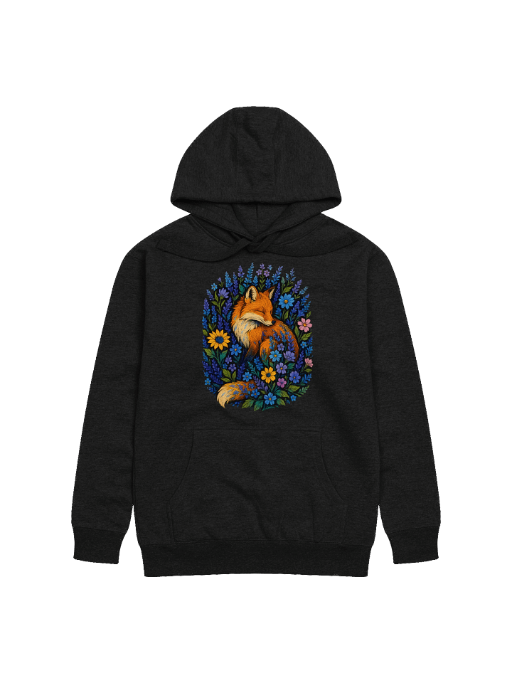 Cottagecore Fox Hoodie With Wildflowers And Enchanted Forest Aesthetic product image (1)