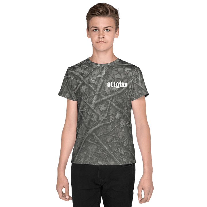 Satellite Society Carolina Camo Youth T-Shirt (Blue Ridge Bark) product image (1)