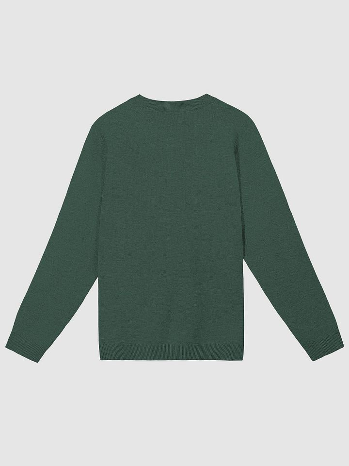 LEAVE ME ALONE (green ripple design) knitwear classic crewneck product image (2)