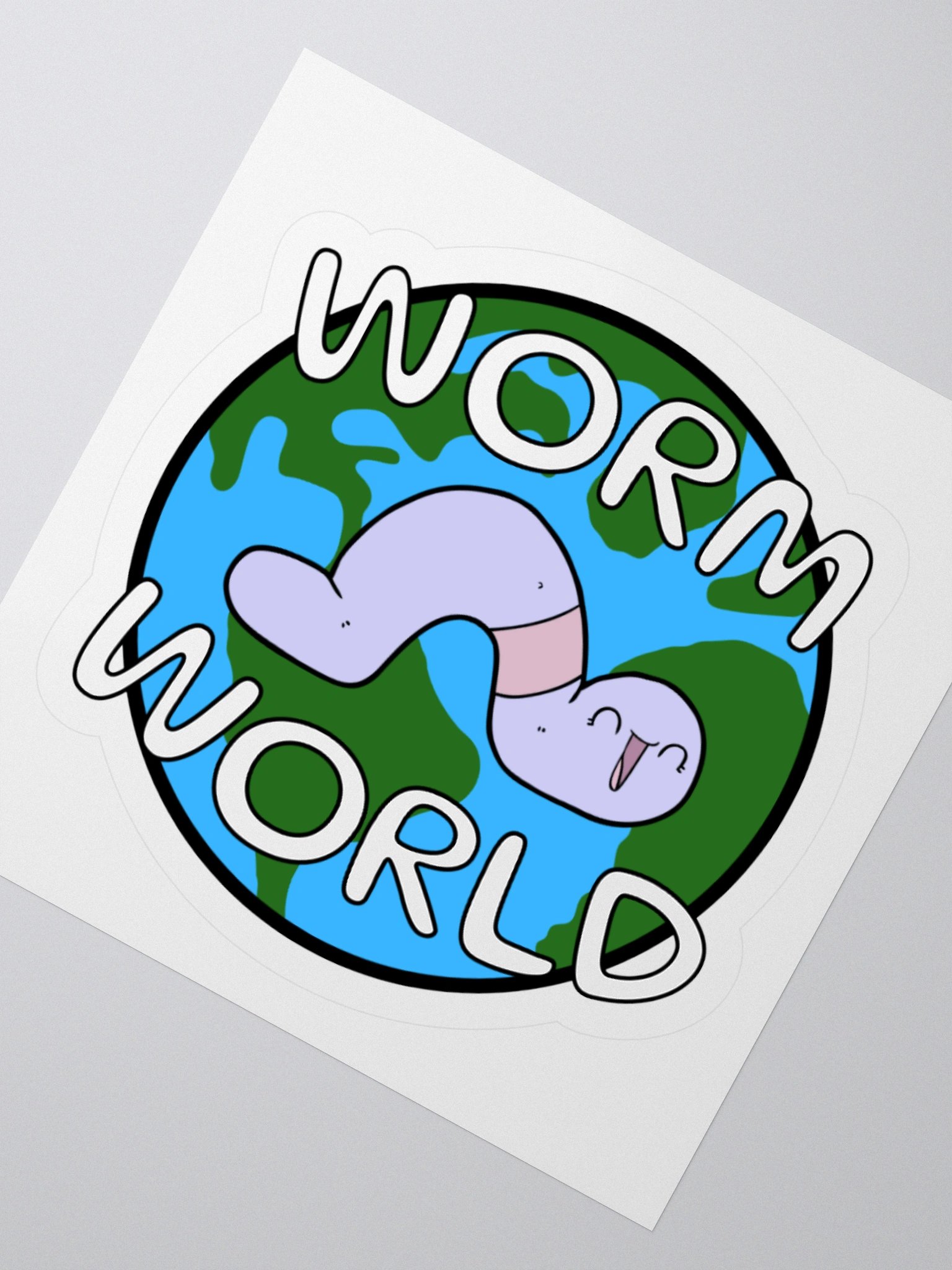 Worm World Sticker product image (2)