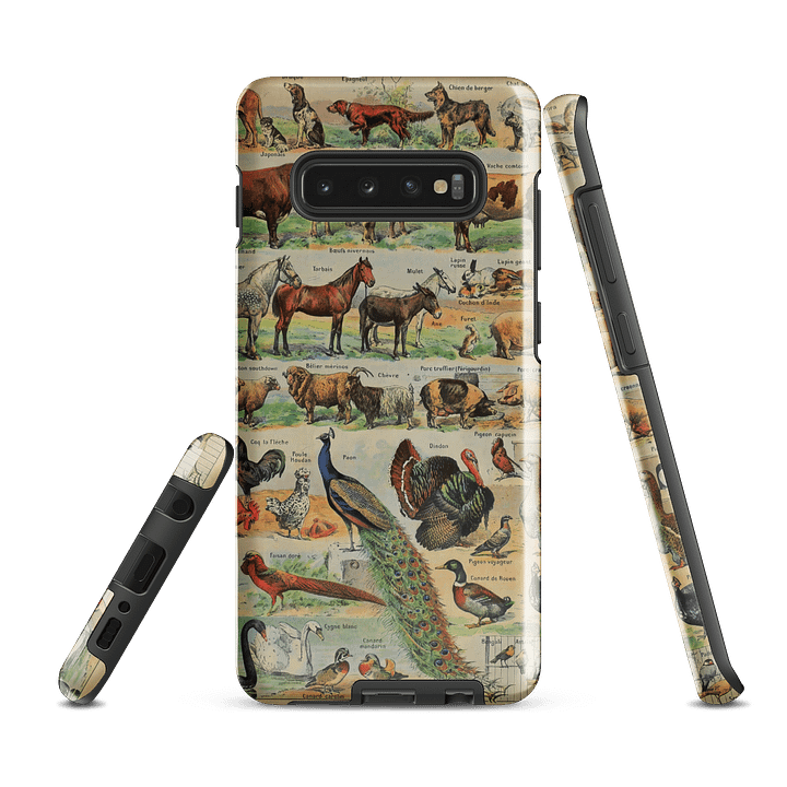 Vintage Animal Chart Samsung® Tough Case product image (5)