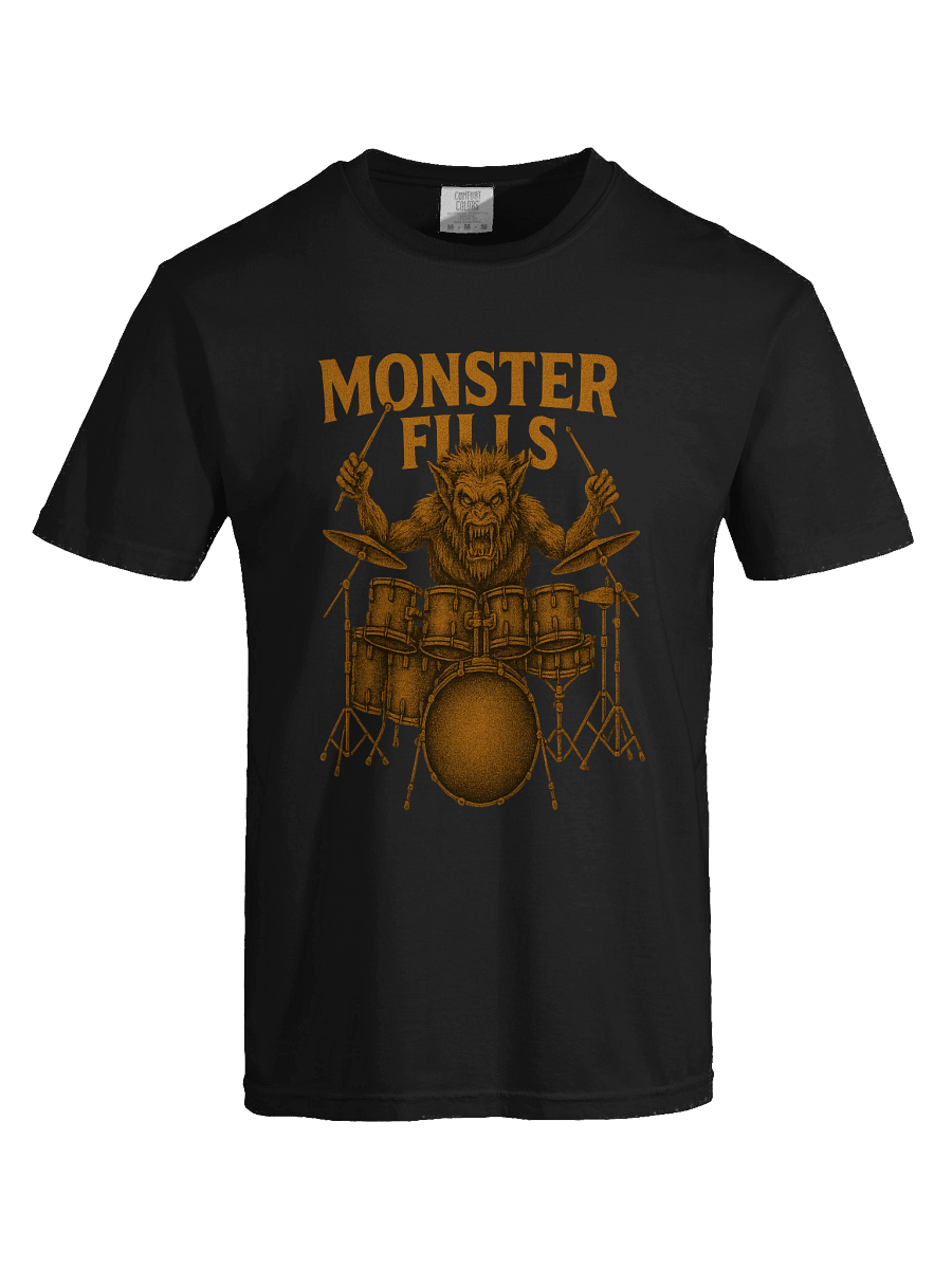 Monster Fills - Werewolf playing drums. product image (7)