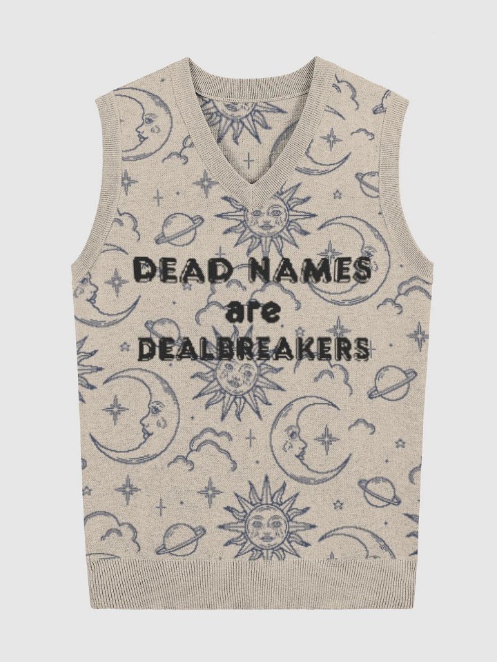 Vest: Deadnames Are Dealbreakers product image (1)