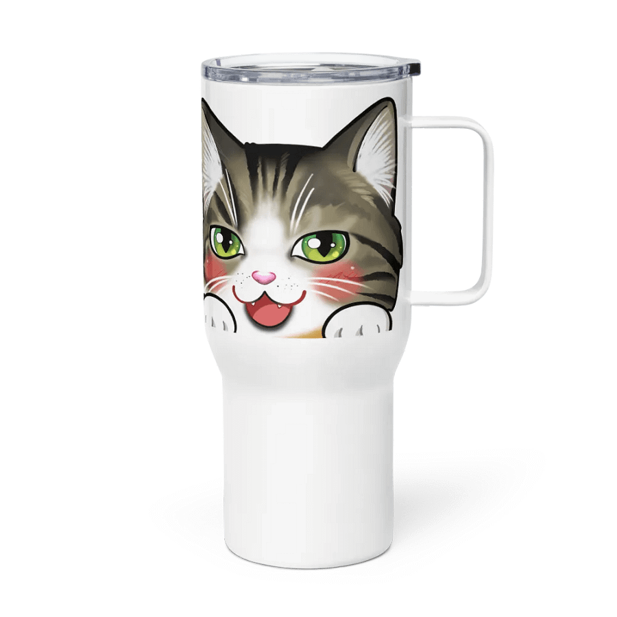 Cat Mug (Traveling With Handle) product image (1)