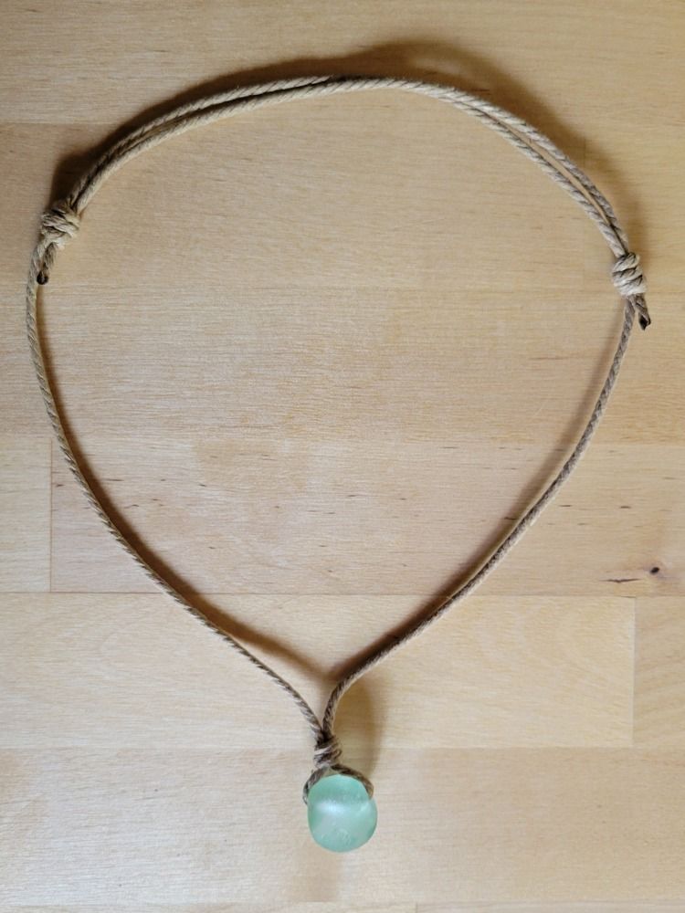 Surfer's Choker Recycled Glass Bead product image (4)