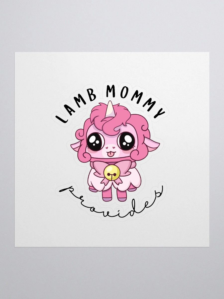 Lamb Mommy Provides Sticker product image (3)