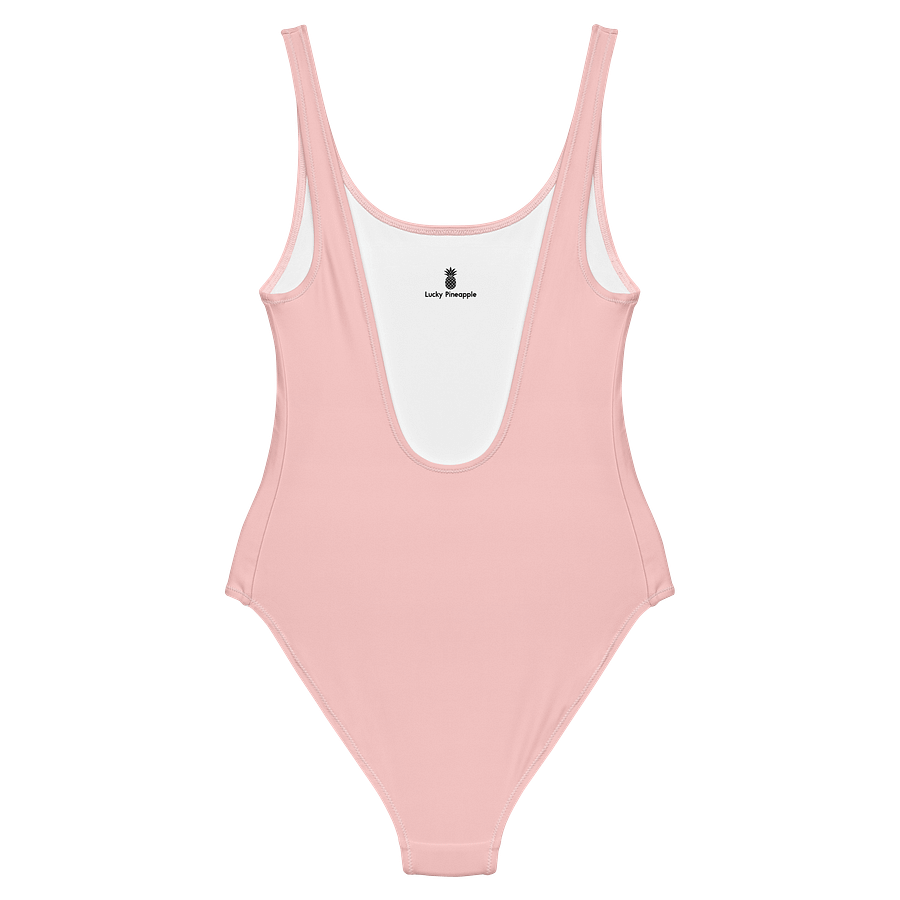 Rich People Nude Pink Solid Color Retro Inspired Women's One Piece Swimsuit product image (2)