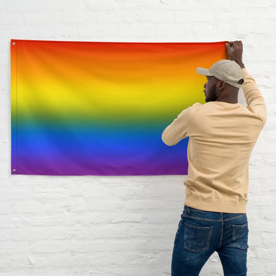 Subtle Rainbow Pride Flag product image (11)