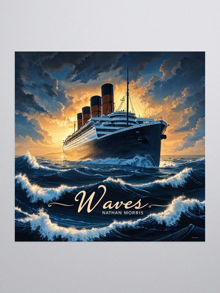 Wait for the Waves Cut Stickers product image (1)
