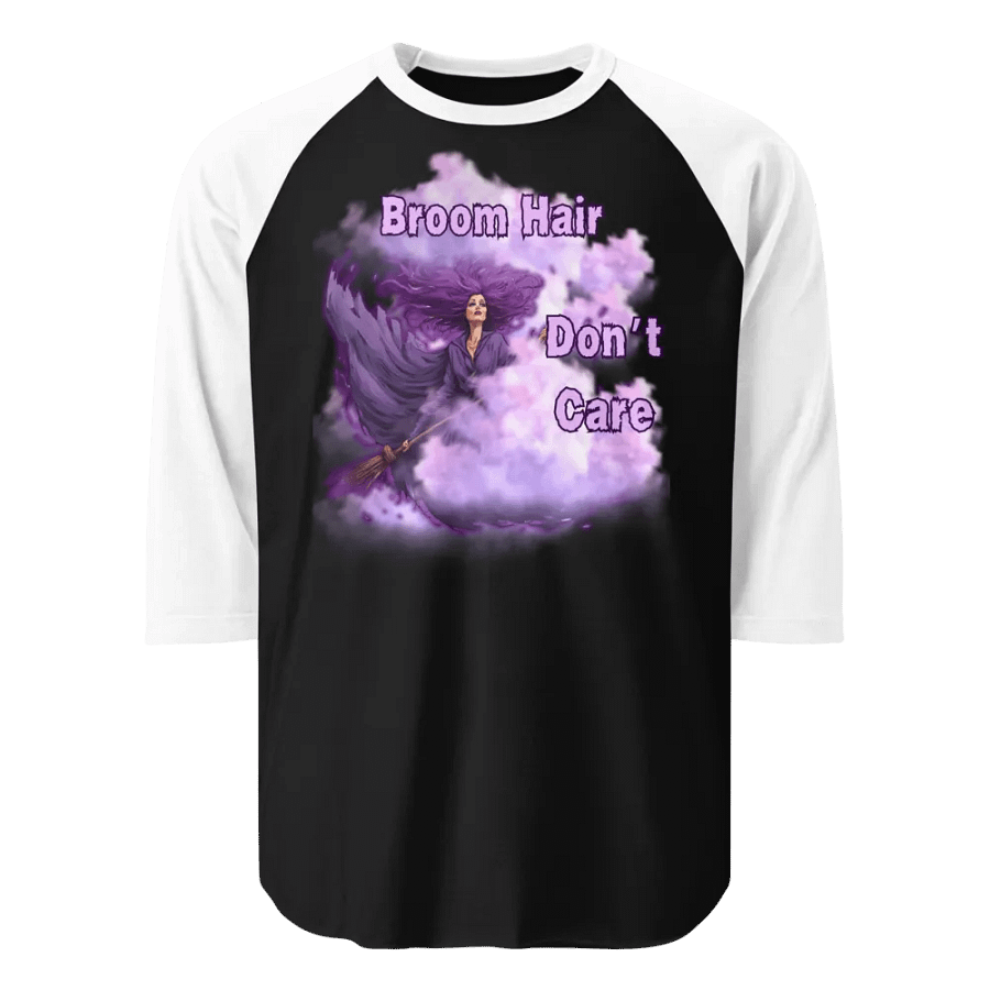 Broom Hair Don't Care Raglan tee product image (1)