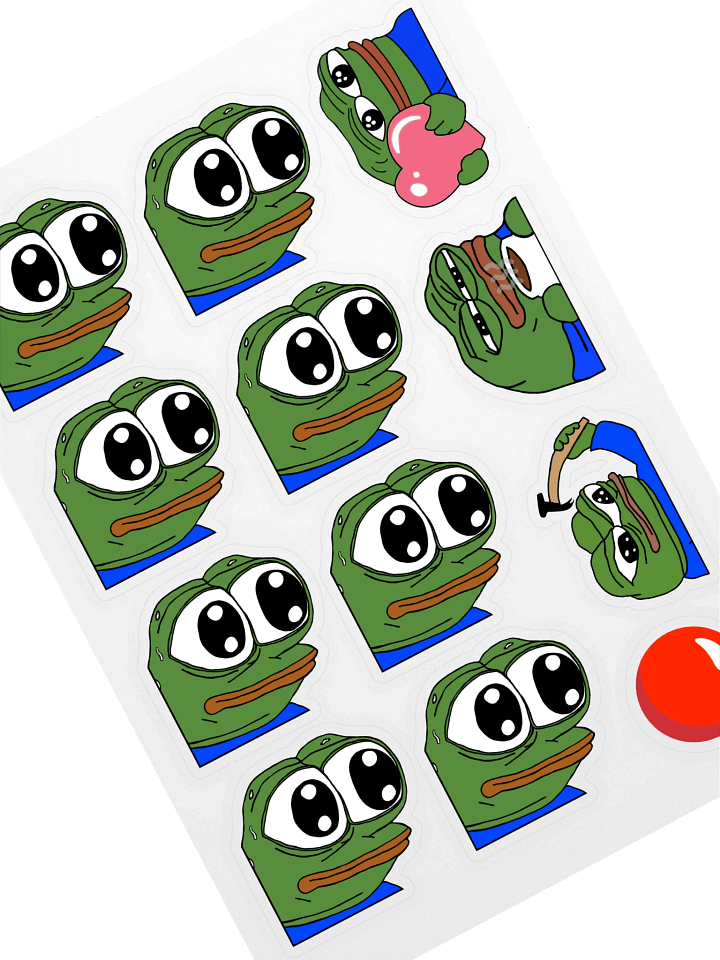 Stickers! - Pepe Eyes Pack! product image (1)