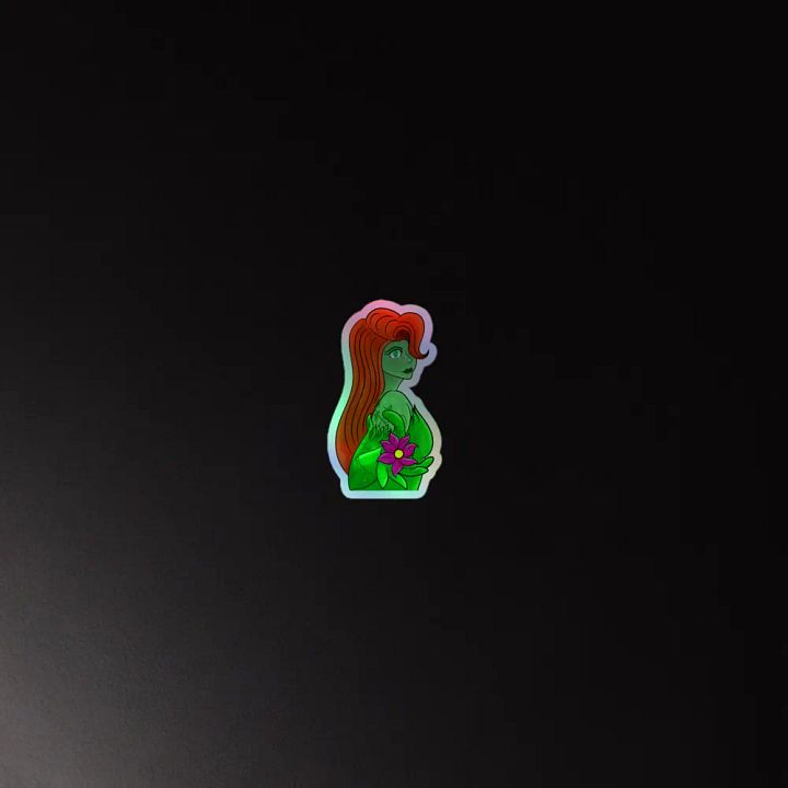 poison ivy holo sticker product image (4)