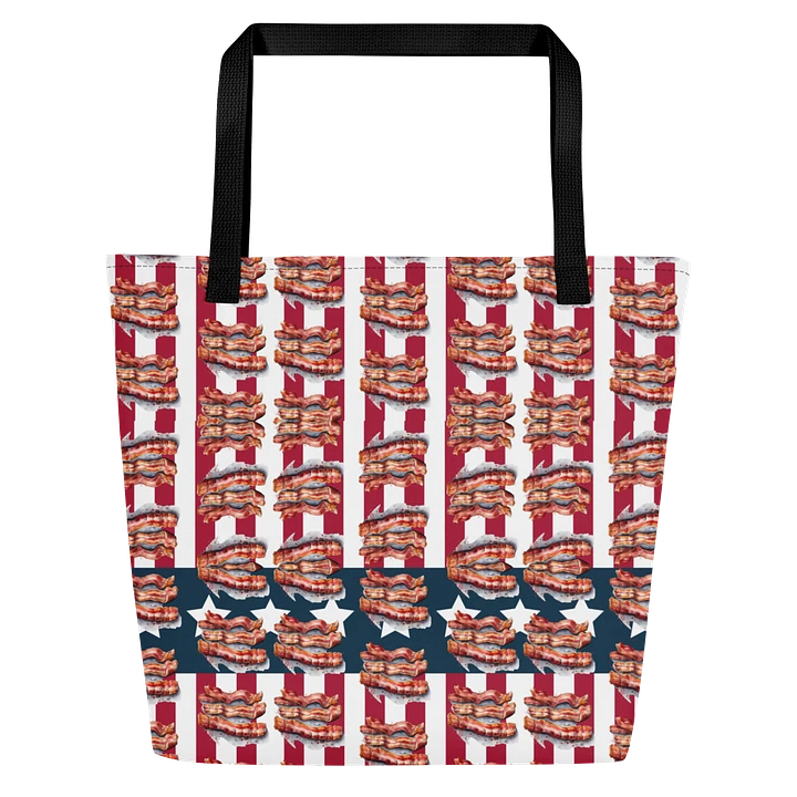 Bacon and America Print Tote Bag product image (1)